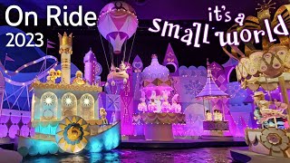 4KOn Ride Its a Small World  Disneyland Paris [upl. by Nerissa]