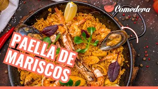 Cómo hacer paella de marisco fácil PASO A PASO  Comedera [upl. by Mariand]