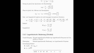 262 Logarithmische Skalierung Dezibel [upl. by Avitzur]