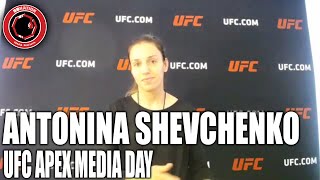 Antonina Shevchenko Breaks Down Katlyn Chookagian Fight  UFC Vegas  Media Day [upl. by Kitchen571]