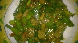 Resep Masakan Tumis Daun Bawang [upl. by Belding999]