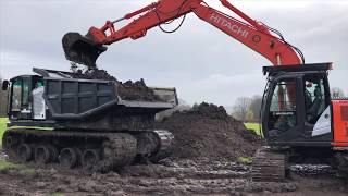 PRINOTH UK Demo Day 2019 🇬🇧 T14R Rotating Rubber Track Dumper 💩 [upl. by Annadroj]