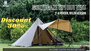 OneTigris NORTHGAZE Chimney Tent Review [upl. by Nirac]