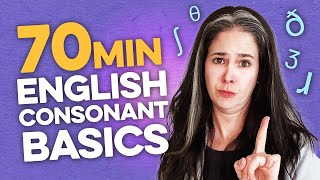 Learn 24 English Consonant Sounds in 70 Minutes  Pronunciation Compilation  Rachels English [upl. by Nolahs41]