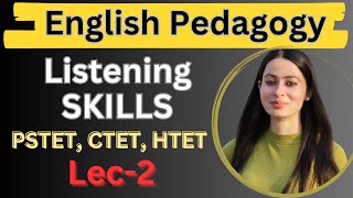 Lec2 Listening Skills A Comprehensive Guide in English Pedagogy [upl. by Yffub]