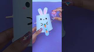 Easy game idea🐰🥕✨ shorts tonniartandcraft art love youtubeshorts craft [upl. by Eidod]