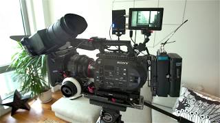 Sony FS7 setup with teradek bolt 500 [upl. by Narcis]