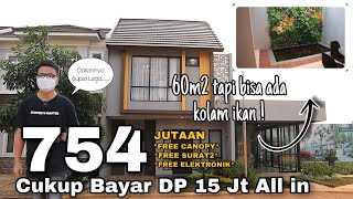 RUMAH 60 METER PALING LUAS  PARKVILLE SERPONG [upl. by Mines]