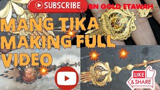 Mang Tika Making full Video gold goldjewellery viralvideo bngoldetawah [upl. by Butler]