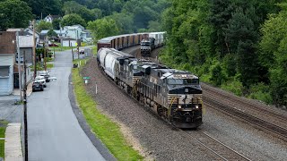 NS Trains In the Altoona Area On the PITL Part 2 Railfanning Lilly  Altoona PA 6924 [upl. by Roumell]