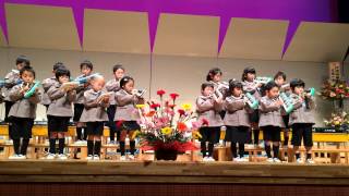 2013こどもシンフォニー ぞう（5歳児） 鍵盤ハーモニカ演奏「愛燦燦」 [upl. by Nivlem]