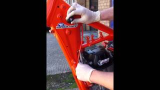 KTM Frame Samco Sport TPiece Install the cure to your over heating problems [upl. by Ivanna]