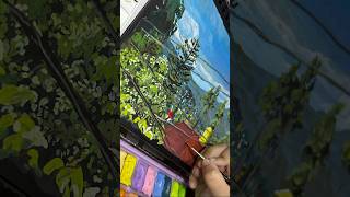 Gouache Landscape Painting [upl. by Chadbourne]