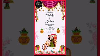 Create Wedding Invitation Card Online Free  Customize Digital Card Invitations in Canva canva [upl. by Ermengarde893]