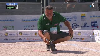 Mondial la Marseillaise à pétanque 2022  4e tour Quintais Suchaud Tierno vs famille Gramandi [upl. by Dilly]