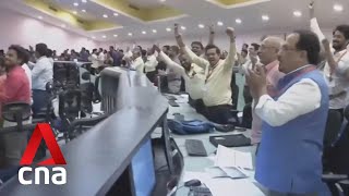 Indias Chandrayaan3 successfully makes soft landing on lunar surface [upl. by Areip848]