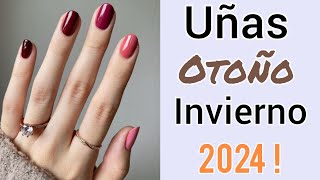 UÑAS OTOÑO INVIERNO 20232024 💅🍂 TENDENCIAS AUTUMN WINTER NAILS [upl. by Dorella]