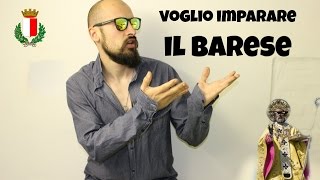 Voglio imparare il BARESE  feat Ellino [upl. by Erialcyram]