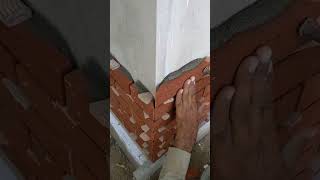 How to fix corner tile of easy method shorts construction tile shortvideo tiles skills [upl. by Brockwell]