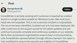 Problem that cause Microsoft outage identified a fix has been deployed [upl. by Lennej]