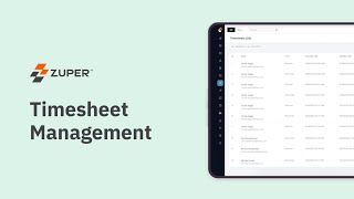 Revolutionize Your Timesheet Management with Zuper [upl. by Rebna242]