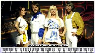 Abba Greatest hits  SOS  Instrumental Karaoke Version with piano amp lyrics  YOUTUBE video [upl. by Teleya900]