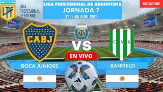 ⚽️Boca Juniors vs Banfield⚽️Dónde Ver El Partido EN VIVOJornada 8 Liga de Argentina 2024 [upl. by Ahseiym]