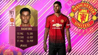 FUTTIES RASHFORD 91 BROKEN CARD FIFA 18 ULTIMATE TEAM [upl. by Benton]