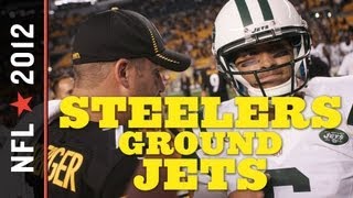 Jets vs Steelers 2012 Ben Roethlisberger Outplays Mark Sanchez Leads Convincing 2710 Week 2 Win [upl. by Kaylee]