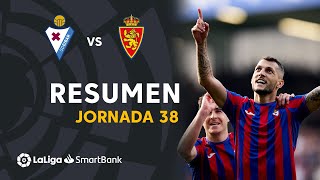 Resumen de SD Eibar vs Real Zaragoza 20 [upl. by Spearing]