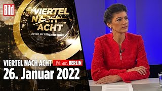 🔴 Viertel nach Acht – 26 Januar 2022  ua mit Sahra Wagenknecht LIVE REPLAY [upl. by Retsevlys459]