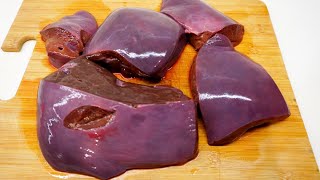 How to prepare Cow Liver at home [upl. by Sparkie949]