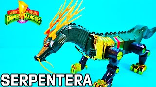 Serpentera Zord Review  Mighty Morphin Power Rangers 1995 Bandai [upl. by Orapma]