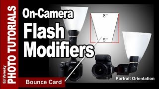 On Camera Flash Modifiers [upl. by Lecirg]