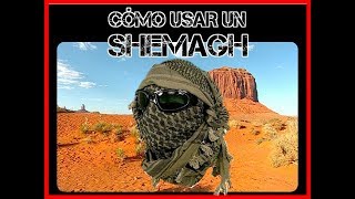 👳🏽‍♂️Como USAR un SHEMAGHcomo PONERSE un Shemagh o Palestina  Supervivencia [upl. by Mij]