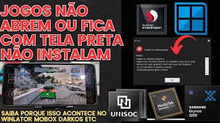 PORQUE WINLATOR NÃO FUNCIONA BEM NO MEU CELULAR COM MEDIATEK EXYNOS UNISOC E ALGUNS SNAPDRAGON [upl. by Llewkcor410]