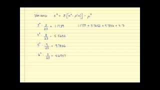 The Mean Variance and Standard Deviation of a Discrete Probability Distribution [upl. by Ettennod]