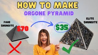 Orgone Pyramid How to Make Shungite Orgone Energy Generator Pyramid for HALF the retail Price [upl. by Pasia]