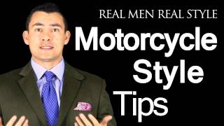 How To Dress Sharp When A Motorcycle Is Your Primary Means Of Transportation  Motor Bike Style Tips [upl. by Annaoy328]