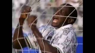 Rashidi Yekini Goal  World Cup 1994  Group D  Nigeria  Bulgaria 30  21 [upl. by Nevada]