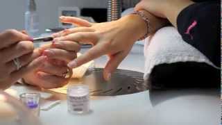 Acryl nagels opvullen French Manicure [upl. by Gupta]