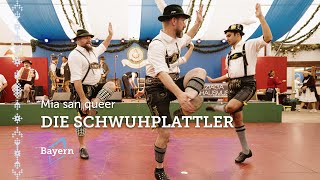 Schuhplattler Folk Dance with the Munich Schwuhplattler  Bavaria Travel [upl. by Nolla]