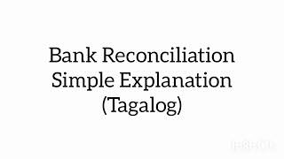 Bank Reconciliation Simple Explanation [upl. by Langille88]