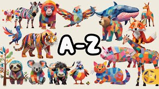 English for Kids Animal Dialogues  Pronunciations  Alphabet Fun and Educational Picture Books [upl. by Ybur430]