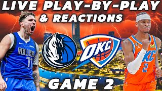 Dallas Mavericks vs Oklahoma City Thunder  Live PlayByPlay amp Reactions [upl. by Ree]