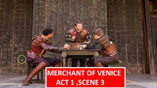 Merchant Of Venice  Act 1  Scene 3 [upl. by Lseil]