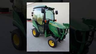 Mauser Cab on a Deere 1023E [upl. by Yelwah182]