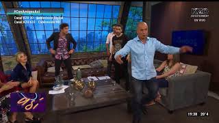 Temuera Morrison actor de Star Wars les enseñó el Haka a Pico el Pollo y Zabala [upl. by Enawtna]