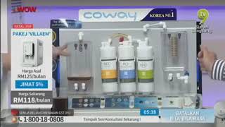 Cara Proses Penapis Air Coway [upl. by Annavoig608]