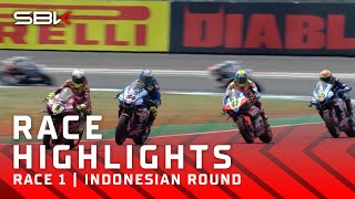 Race 1 HIGHLIGHTS as Bautista amp Razgatlioglu shine at Mandalika ☀️  IDNWorldSBK 🇮🇩 [upl. by Itnava]